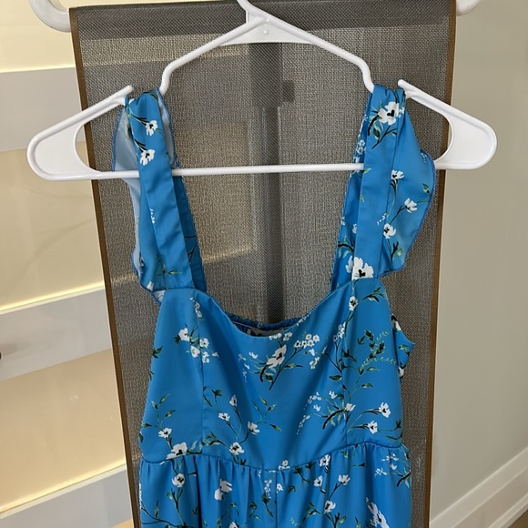 Show Me Your Mumu Gemini Blue Floral Jumpsuit women’s size XS - Picture 4 of 6